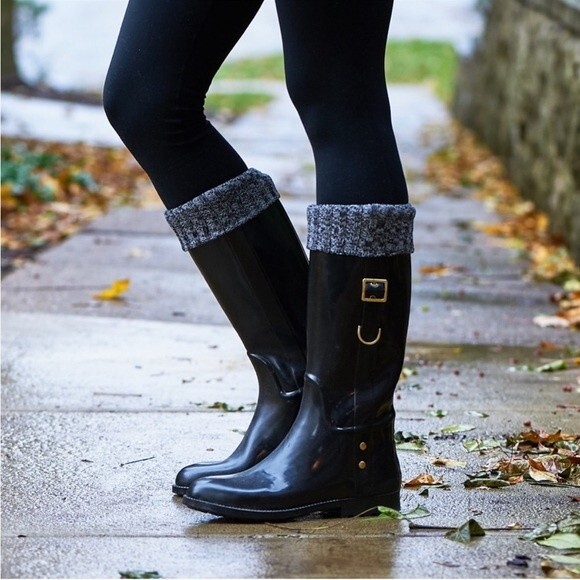 Richer Poorer Reina Ribbed Over The Knee OTK Textured Socks Heather Grey - Picture 3 of 11